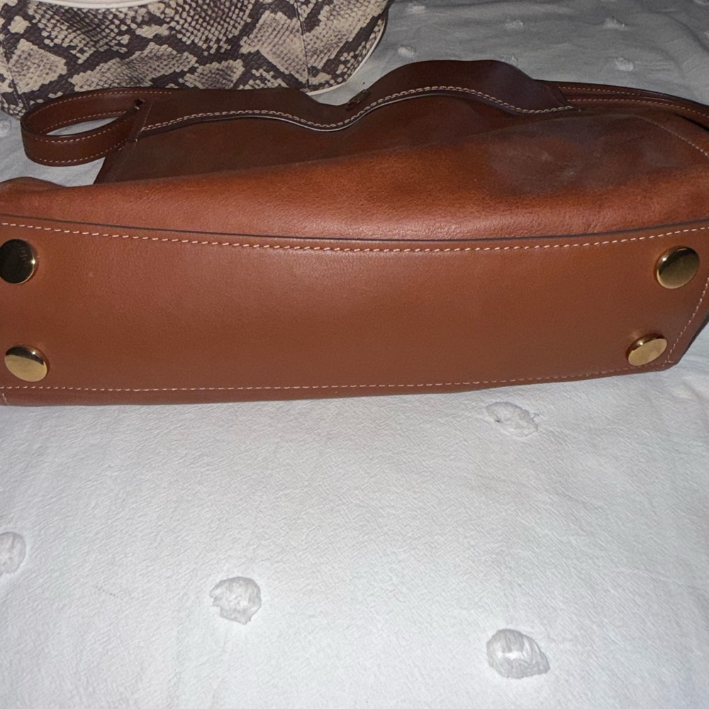 Fossil Tan Leather Shoulder Bag - Picture 5 of 5